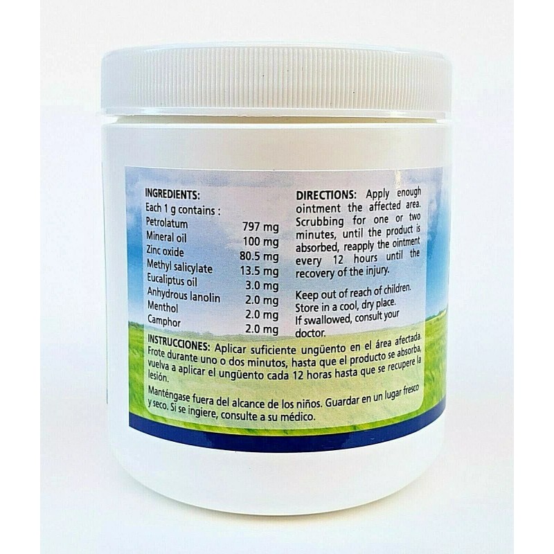 2 Bottles BALSAM White Pomada (8.46 oz) BALSAMO BLANCO La