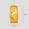 Woven Pendant Light Chinese Japanese Style Retro Rattan Lampshade Pendant