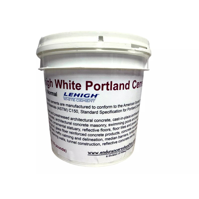 Endurance Restoration Products - White Portland Cement - 1 Gallon