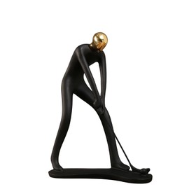 Estatuas de Figuras Deportivas de Resina, Figuras de decoración del Estante, Escultura de Arte de Adornos de Bicicletas, estatuas de Golf, decoración para el Ministerio del Interior,D1