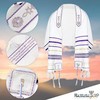 HalleluYAH Messianic Tallit Prayer Shawl 72"x 22" with Bag For