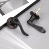 KNOBWELL 8 Pack Bronze Door Lever Handles Privacy Interior Door