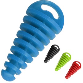 Amavoler Muffler Exhaust Wash Plug Aftermarket Replacement Parts Fit for 2 Stroke Motorcycle Dirt Bike. (Blue 1 Pcs)