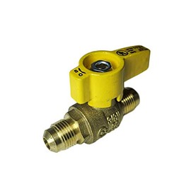 10 PIECES XFITTING 3/8" FLARE X 3/8" FLARE GAS VALVE 1/4 TURN - PROPANE, NATURAL GAS