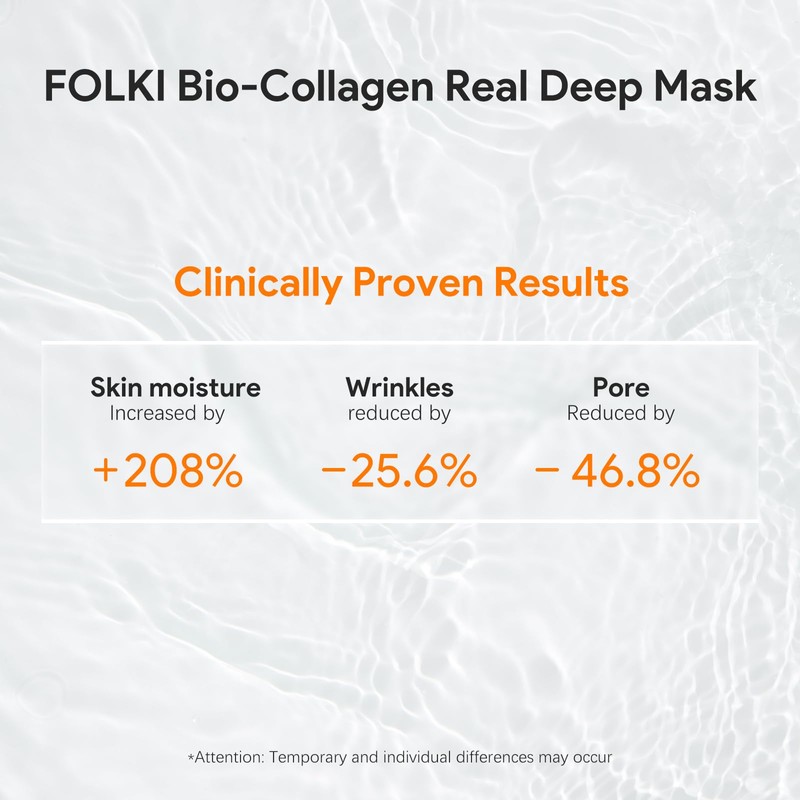 FÓLKI [Baforki] Bio-Collagen Real Deep Mask (1.2 oz (34 g)