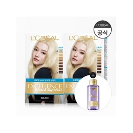 [SSG Exclusive Composition] 2 L’Oréal Paris Excellence Bleach Supreme [Giveaway] Shampoo Mini 100ml (Random) / [SSG단독구성] 로레알파리 엑셀랑스 블리치 슈프림 2개 [증정]샴푸 미니 100ml(랜덤)