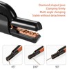 800A Welding Electrode Holder, Copper Clamp with Insulated Handle, Groove