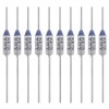 ALLECIN 10PCS 77 Degrees Celsius Thermal Fuse 10A 250V AEC77E