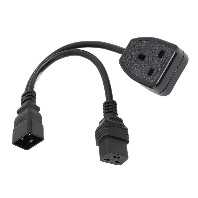IEC320 C20 Male to C19 Female Power Cable PVC Y