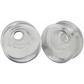 FastCap Euro Door Stop for Inset Doors Clear No Screws (Bulk 100 Count)