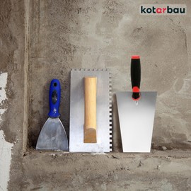 KOTARBAU® Professional Stainless Steel Trapezoidal Trowel Polished Soft 180 mm