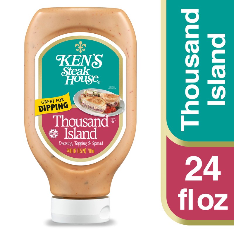 Ken's Steak House Thousand Island Dressing Topping & Spread, 24
