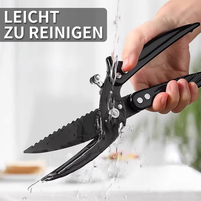 Poultry Scissors Sharp Kitchen Scissors Stainless Steel Meat Scissors: Professional