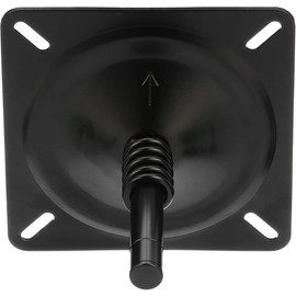 Attwood 1002 Lock'N-Pin 3/4" Pin Seat Mount - Zinc Plated Steel, 2-3/4" Steel Pin with Spring