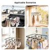Wukemaoyi Clothes Drying Racks, Sock Dryer with Pegs, Clothes Hangers