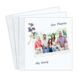 8x8 Scrapbook Album Refill Pages Set