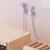 JIYHF 6 Pack Cable Clips - Adhesive Cord Organizer for