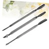 Mikinona 3pcs Stainless Steel Cuticle Remover Tool Manicure Tools Nail