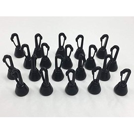 TMC Pack of 20 x 20 Gram quality coated back Weights. Secure Clip. Carp, Pike, fishing
