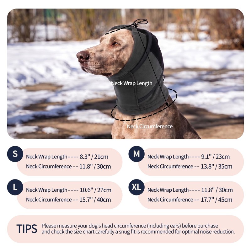 IECOii Dog Ear Muffs No Shake Ear Wrap for Hematoma,Pet