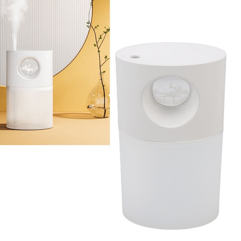 Mini Humidifier Quiet USB Rechargeable Fine Mist Portable Desktop Humidifier