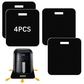 12 * 14 in Heat Resistant Mat for Air Fryer with Sliding Function (4 PCS)