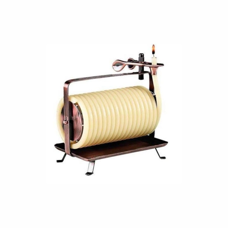 Candle by the Hour 80-Hour Horizontal Candle, Eco-friendly Natural Beeswax