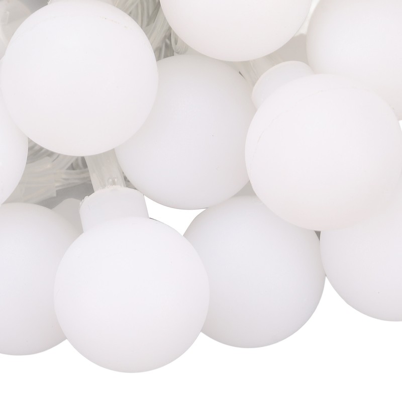 LED Ball String Lights USB Interface 8 Light Modes Warm