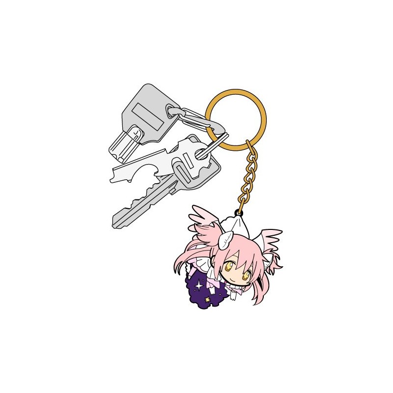 Madoka ☆ Magica story of rebellion Ultimate Madoka Tsumamare Keychain