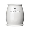 Premier Housewares Charm Utensil Jar, White
