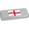 Azeeda 'Waving English Flag' Metal Hinged Stationery Tin/Storage Box (TT00227389)