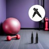 Bomba Manual para Balones de Ejercicio 2 Piezas Negra Pp