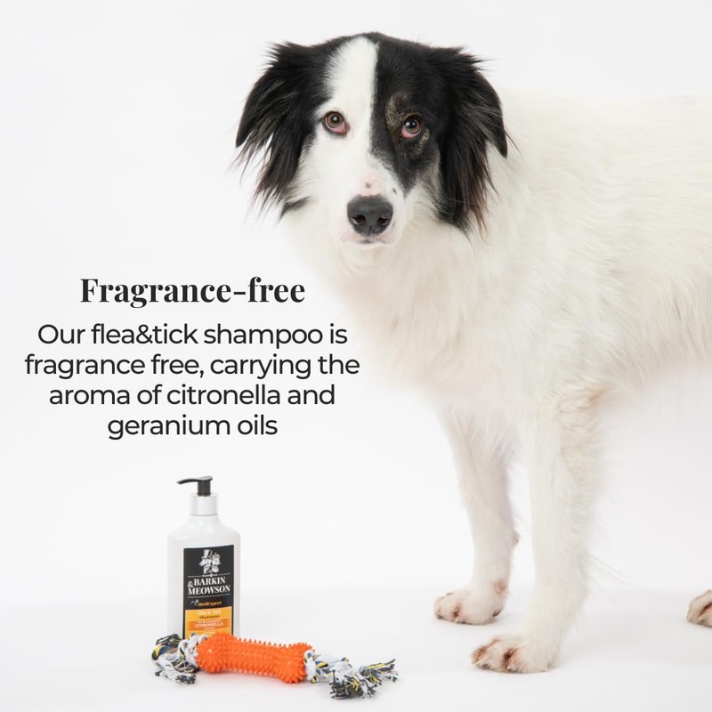 Barkin & Meowson Flea & Tick Dog Shampoo with Citronella,