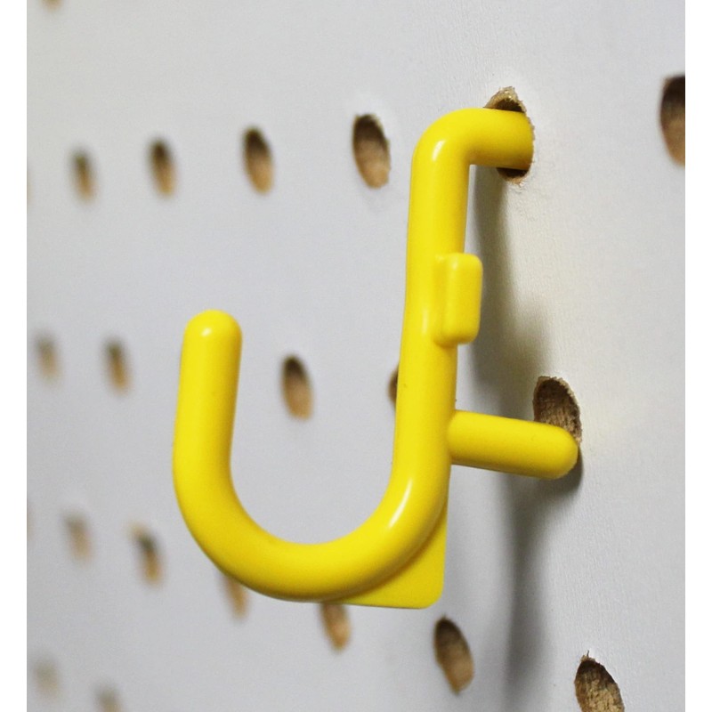 JSP Manufacturing Pegboard Hooks Non-Locking Plastic J Style Hook |