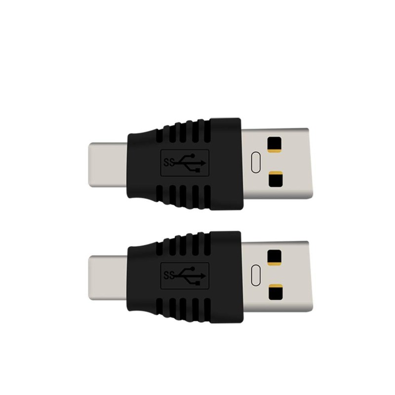 rgzhihuifz Type-C Male to USB3.0 Male Adapter，USB C to USB