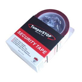 TamperSeals Group - 1 Roll Partial Transfer Tamper Proof Security Seal Tape (2 Inches x 55 Yards x 2 Mil, Do Not Break Seal “Caution/Void Open”, Red)