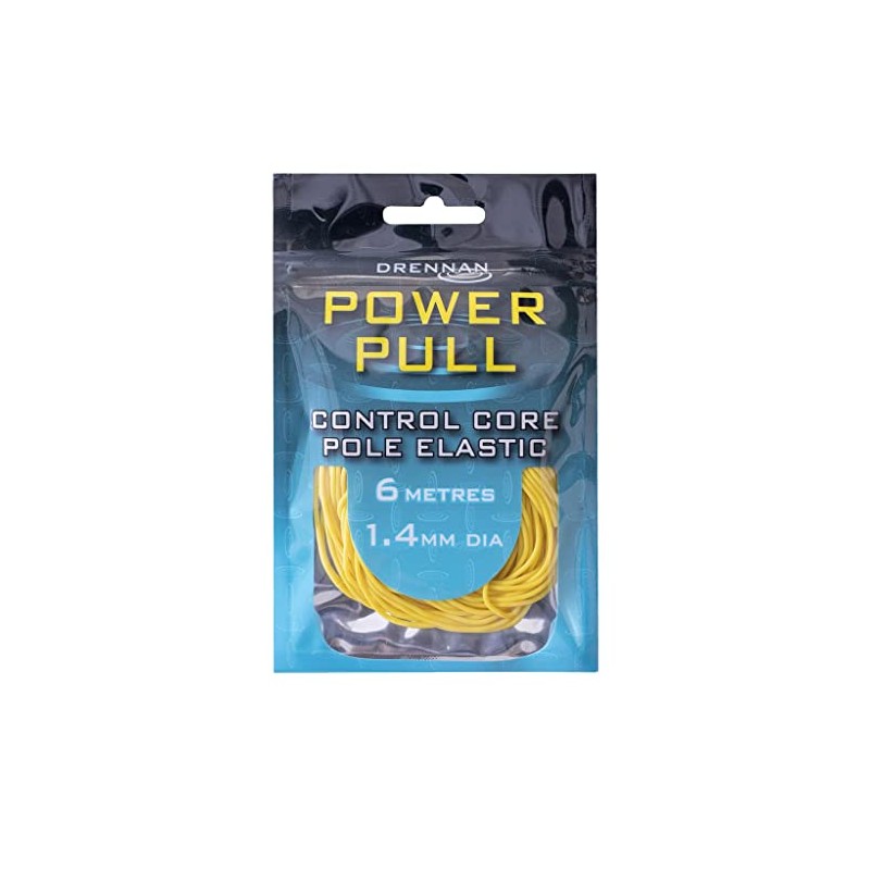 Drennan Power Pull Elastic: 1.4mm Yellow