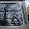 EROSPA® Car Sticker Car Motorcycle Skull