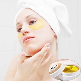 30 Pairs of Eye Pads, Eye Pads Against Dark Circles, Anti-Ageing Eye Pads, Collagen Eye Patches, Hyaluronic Acid Eye Mask, Against Wrinkles, Eye Bags, Puffiness, Anti-Wrinkle Moisturising