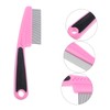 OHPHCALL Dandruff Hair Comb Fine Tooth Metal Comb Professional Scalp