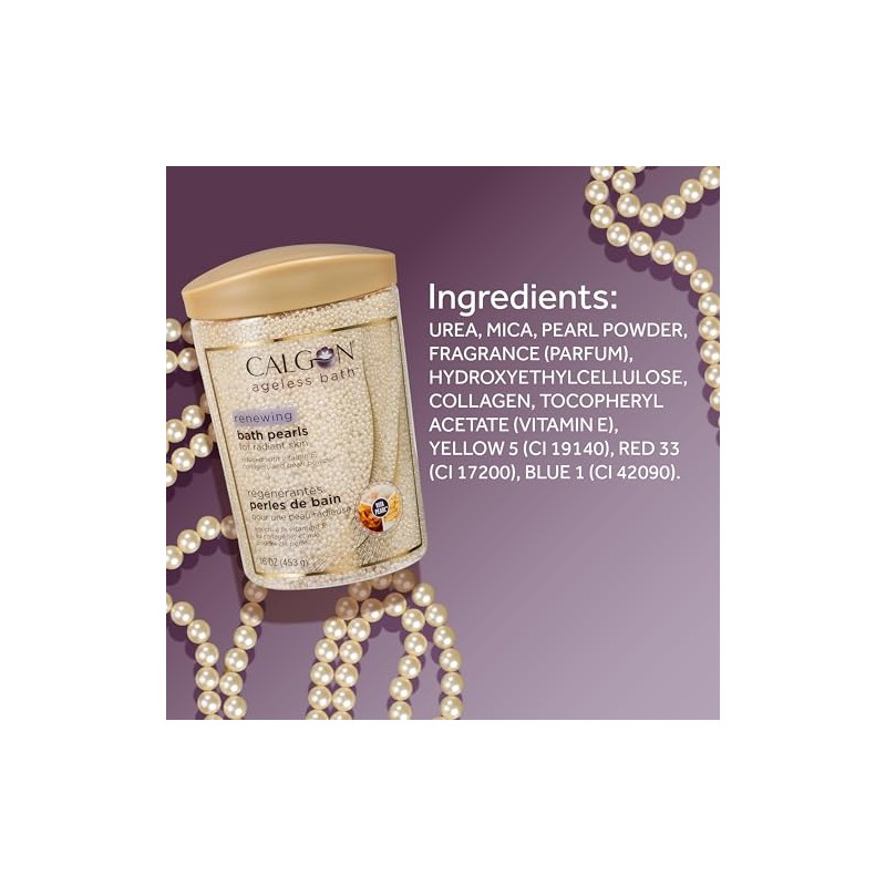 Calgon Ageless Bath Series Renewing Pearls (16-Ounce)