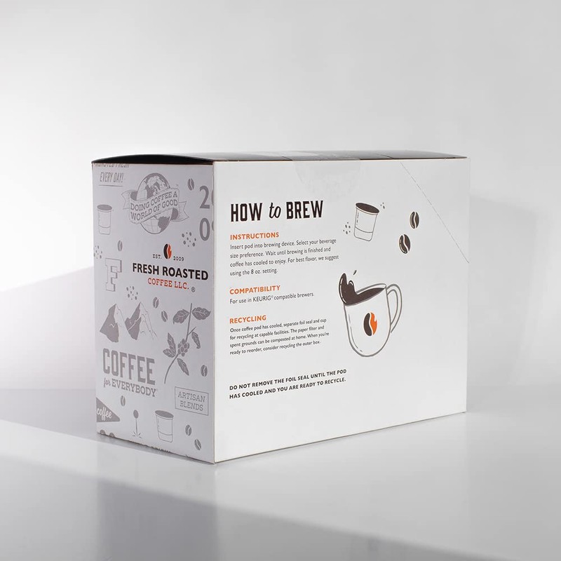 Fresh Roasted Coffee, Anniversary Blend, Medium Roast, 24 Pods for