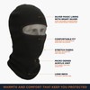 RefrigiWear Silver Magic Open-Hole Balaclava, Full Face Ski Mask Cover,