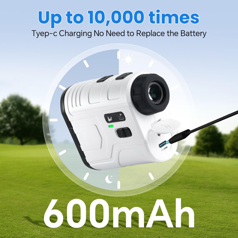 1200Yards Range Finder Golf with Slope, 7X Magnification Range Finder,