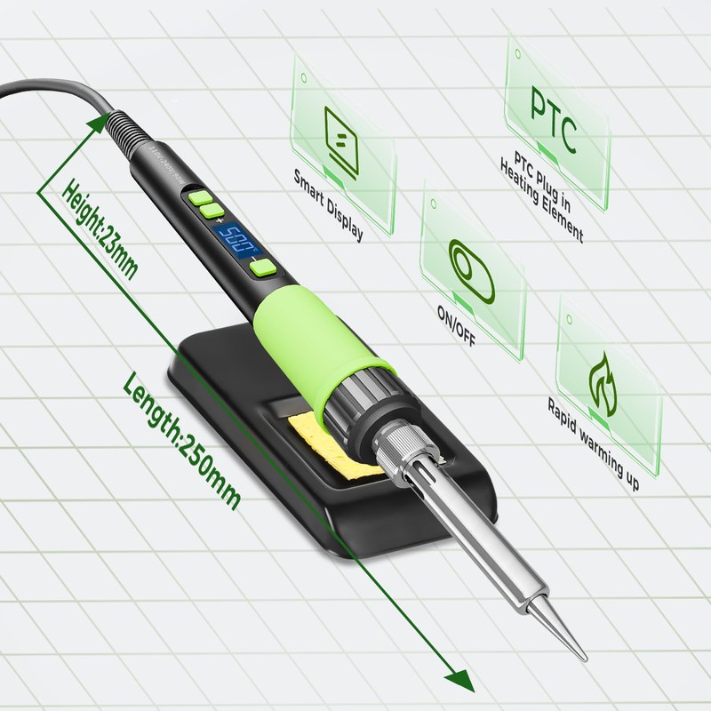YEEHONEC Soldering Iron Kit | 90W LCD Soldering Iron with