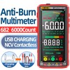 ANENG 682 6000 Counts Large LCD Digital Multimeter Smart Anti-burn