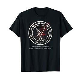 Satanic Lucifer Satanic Sigil T-Shirt