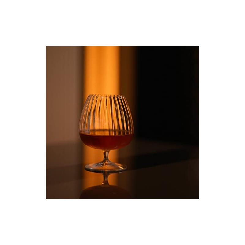 Luigi Bormioli Optica 10.2 oz. Cognac/Brandy,Set of 4