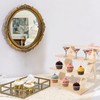 ZYP 4-Tier Wooden Retail Display Riser Wooden Display Stand Wood