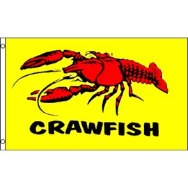 FlagsImp Crawfish (Horizontal) Flag 3x5ft Poly
